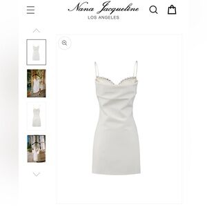 Nana Jacqueline Elsie Dress in white size XL